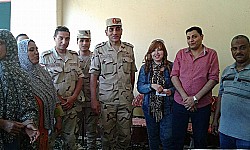 مؤسسة الإبداع الإعلامى وتنمية المجتمع تدشن قافلة الخير بالإسماعيلية