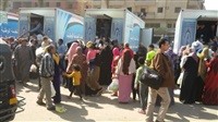القوات المسلحة تضخ أكثر من 250 طن لحوم وسلع غذائية يومياً.