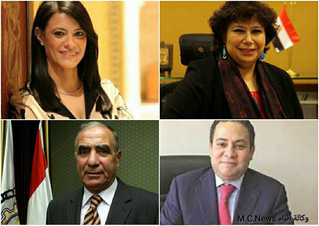 إيناس عبد الدايم للثقافة والمشاط للسياحة وأبو بكر للتنمية المحلية