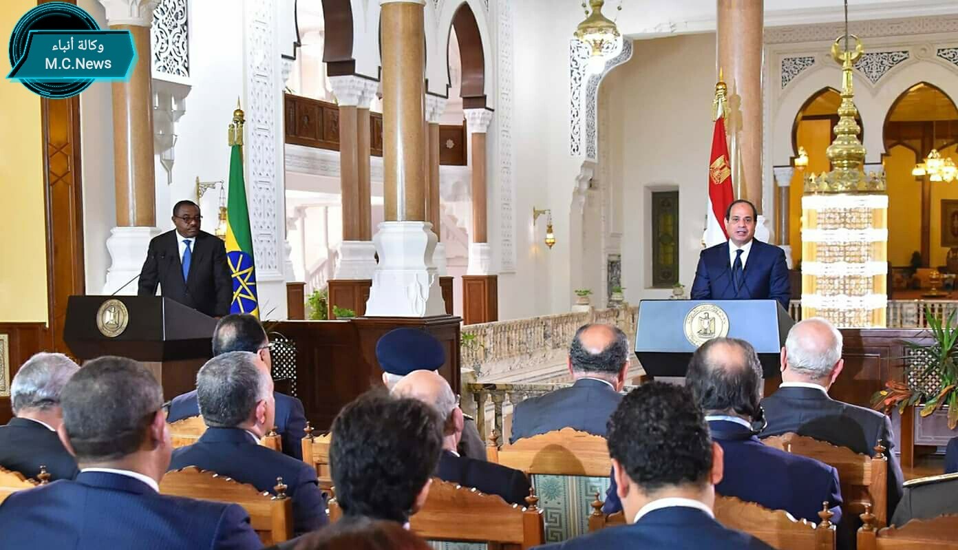 ماذا قال الرئيس السيسي لرئيس الوزراء الإثيوبي؟