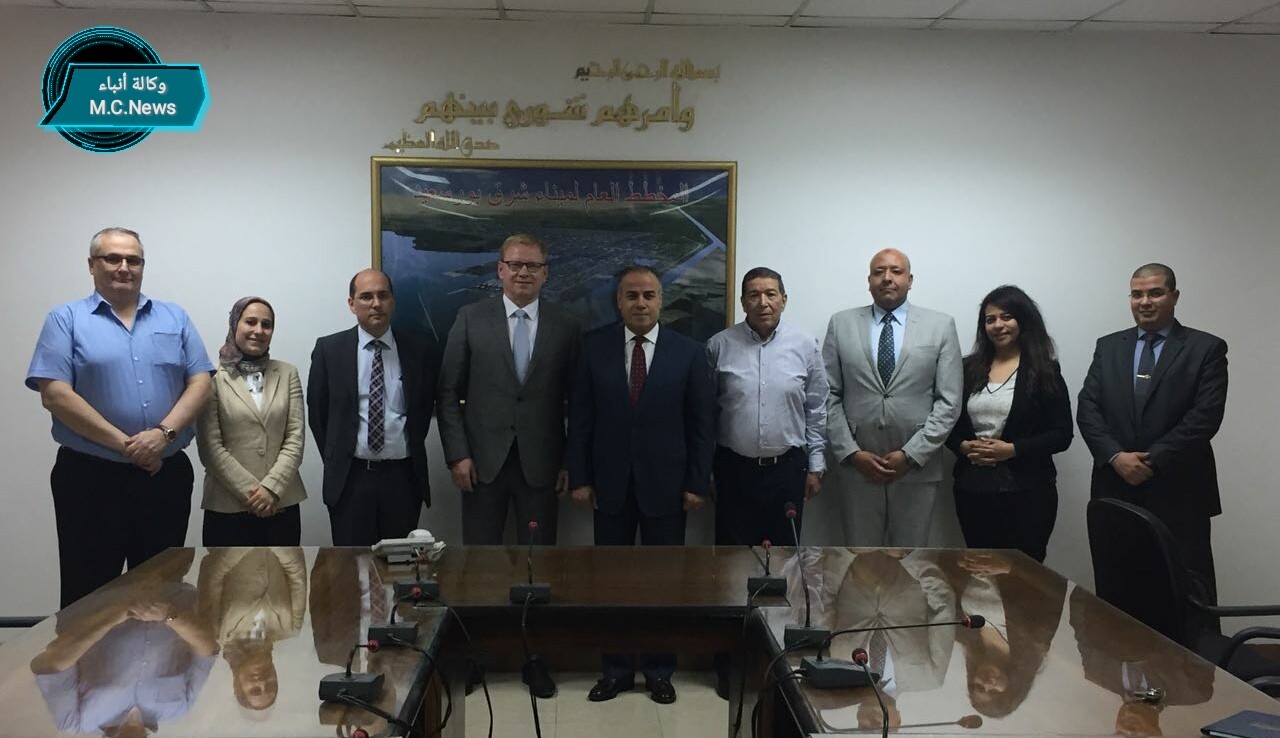 وفد ألماني يزور موانئ بورسعيد لبحث فرص الإستثمار بالمنطقة الإقتصادية