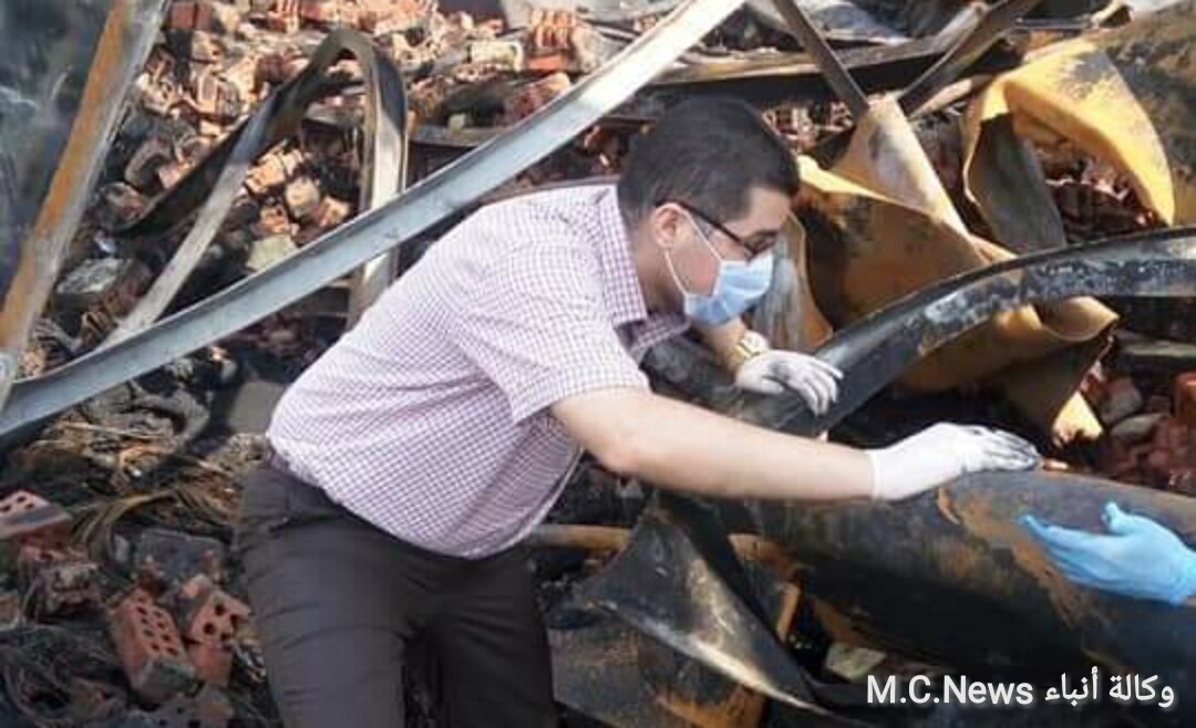 حريق ضخم يستمر 12 ساعة بمخزن كاوتش بالمنوفية وخبراء الأدلة النتيجة خلال ساعات