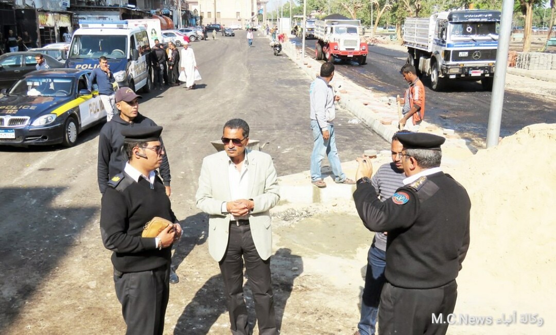 مدير أمن الإسماعيلية يتفقد شارع الصالحين الجديد والعشرينى استعداداً للافتتاح  (فيديو)