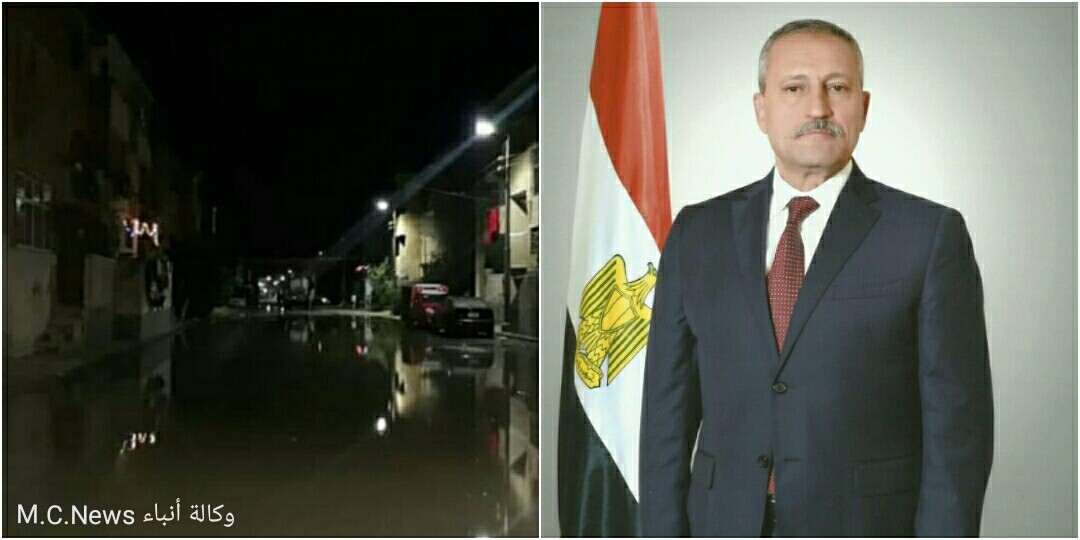 أهالي فايد يستغيثوا بمحافظ الإسماعيلية بعد غرق الشوارع بمياة الصرف الصحي منذ أمس