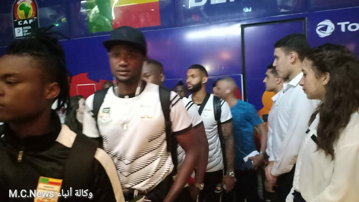 شيحه يستقبل بعثة منتخب بنين ضمن المجموعة السادسة بالإسماعيلية أستعدادا لبطولة الأمم الإفريقية