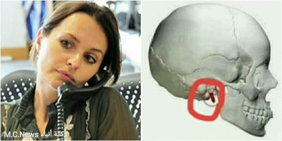 لا تمسك التليفون برقبتك مائلة حتي لا تتعرض للموت نتيجة الضغط علي العظمة الإبرية بالجمجمة