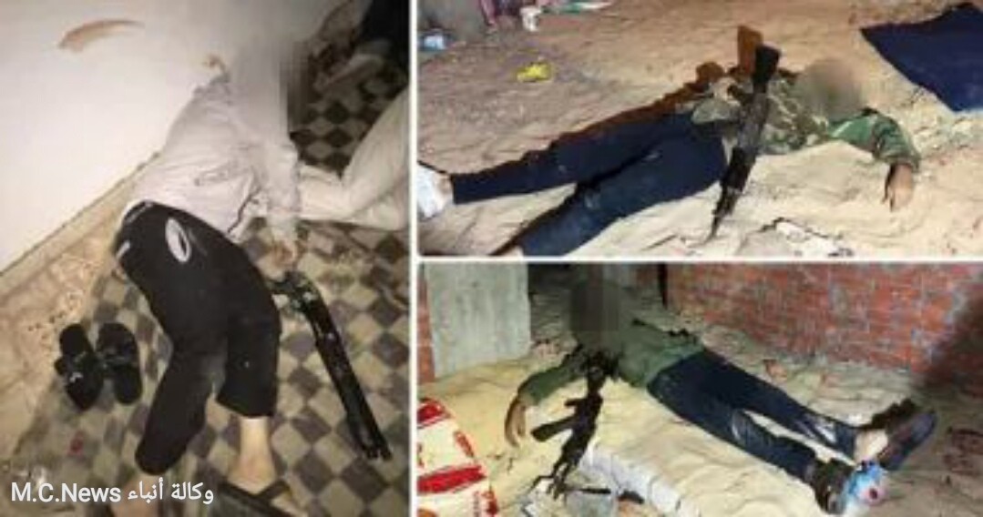 تصفية 9 عناصر ارهابية بمدينتي العبور و15 مايو بينهم متورط باغتيال العميد عادل رجائي