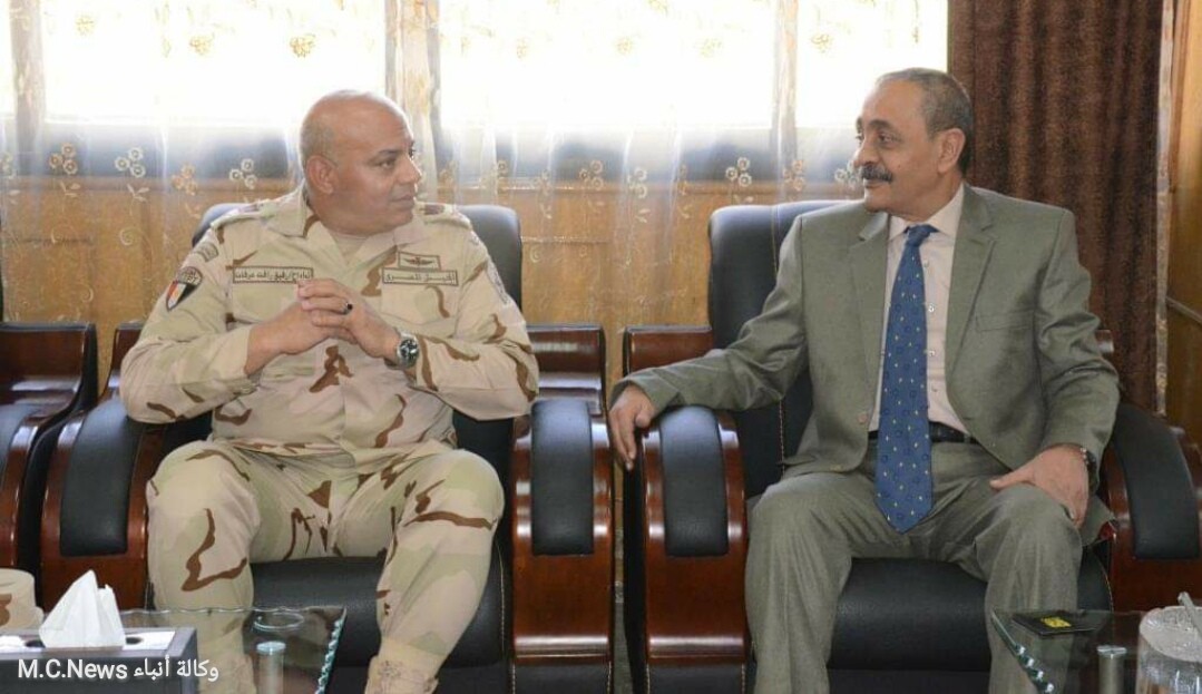 بشارة بدء ممارسة مهام منصبة الجديد كمحافظ للإسماعيلية باستقبال قائد الجيش الثانى الميدانى